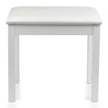 Gator - Traditional Wooden Piano Bench, White