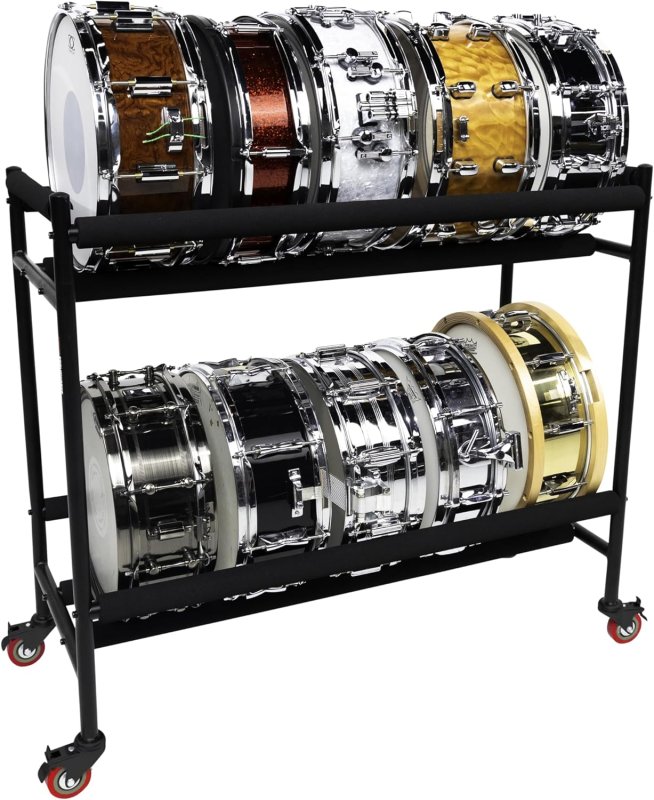 Gator - Frameworks Two-Tier Snare Rack with Locking Casters