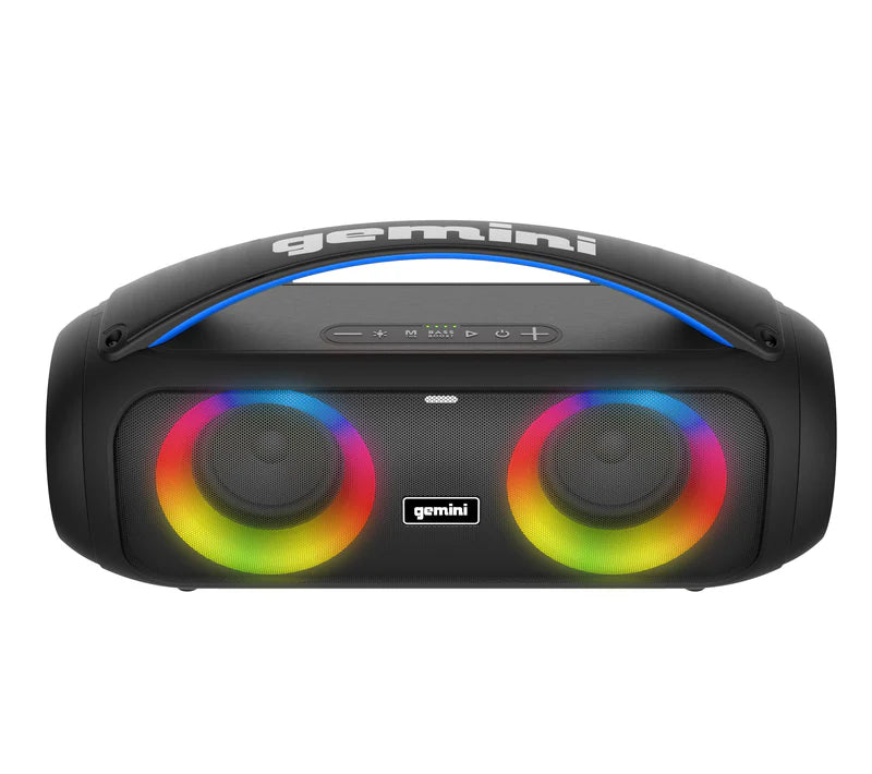 Gemini - IPX5 Portable Bluetooth Speaker: Splashproof & Sound-Perfect