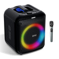 Gemini - Portable Bluetooth Karaoke Speaker - 100W With LED Lights