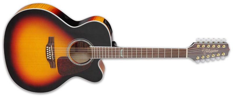 Takamine - Jumbo Cutaway 12-String Acoustic-Electric Guitar