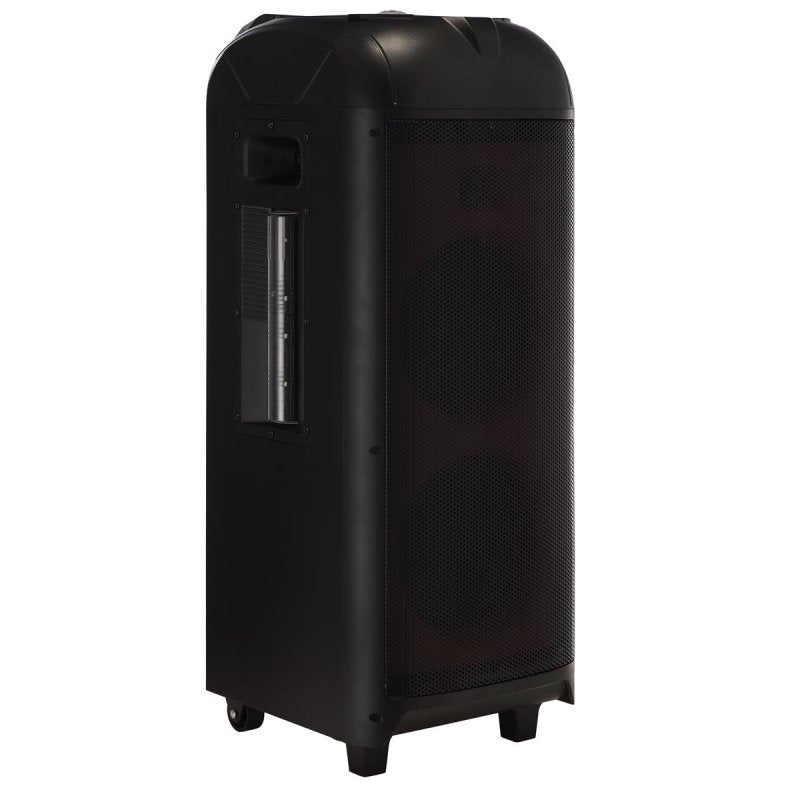 Gemini - 1000W Dual 8" Portable Bluetooth Speaker with LED Party Lighting