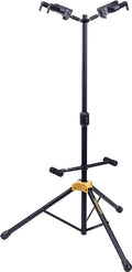 Hercules - AUTO GRIP SYSTEM (AGS) DOUBLE GUITAR STAND, FOLDABLE BACKREST