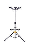 Hercules - AUTO GRIP SYSTEM (AGS) TRIPLE GUITAR STAND, FOLDABLE BACKREST