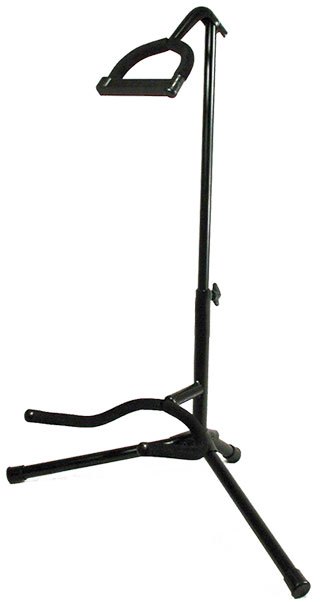 Profile - Black Guitar Stand With Rubber Padded Neck Support