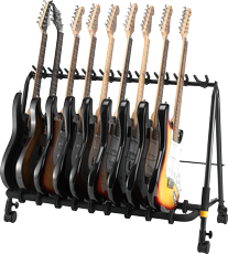 Hercules GS525B PLUS 5-PC Guitar Display Rack with Casters
