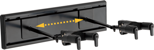 Hercules GSP403SB 3-Guitar Wall Rack