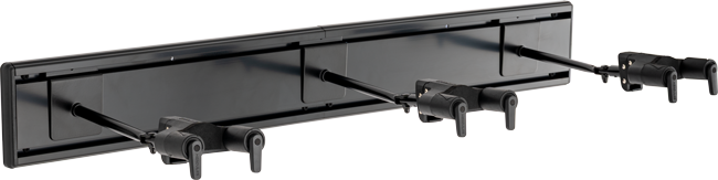 Hercules GSP403SB 3-Guitar Wall Rack