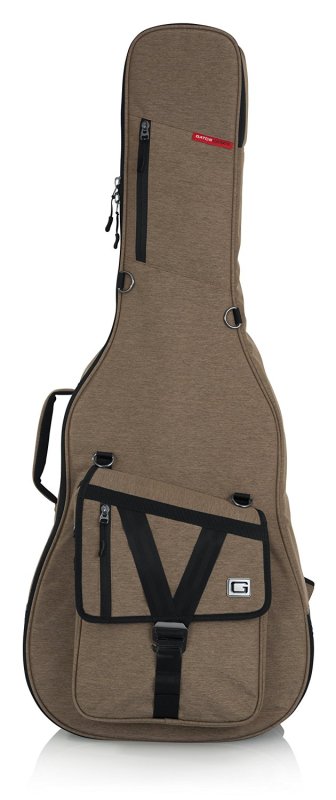 Gator - Transit Series Acoustic Guitar Gig Bag with Exterior, Tan