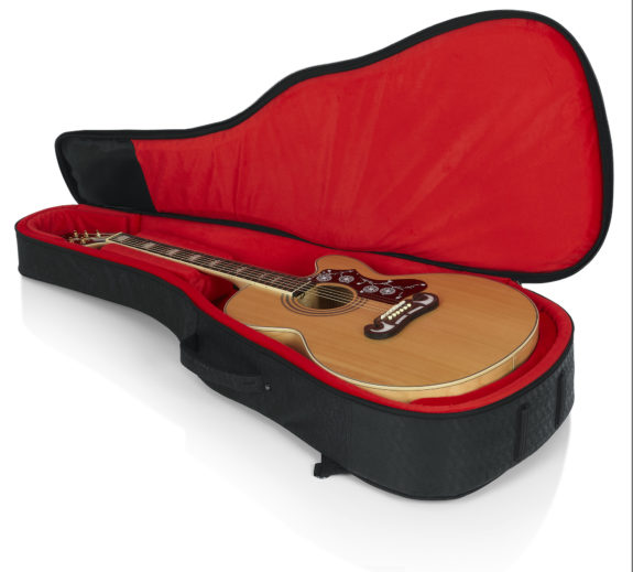 Gator - Black Transit Bag For Jumbo Acoustics