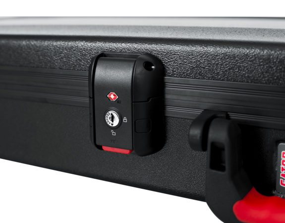Gator - TSA Series ATA Molded Polyethylene Guitar Case for Standard Electric Guitars; LED Edition