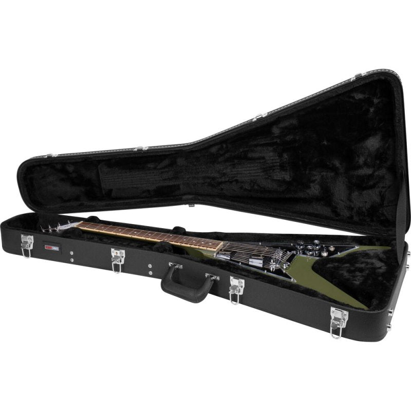 Gator - Deluxe Wooden Case for Flying V Guitars