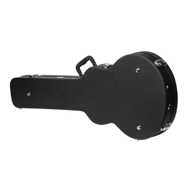 Gator - Hard Shell Wood Case for 339-Style Guitars with Plush Interior, Black Tolex Exterior, and Lockable Latch