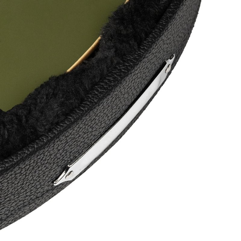 Gator - Hard Shell Wood Case for 339-Style Guitars with Plush Interior, Black Tolex Exterior, and Lockable Latch