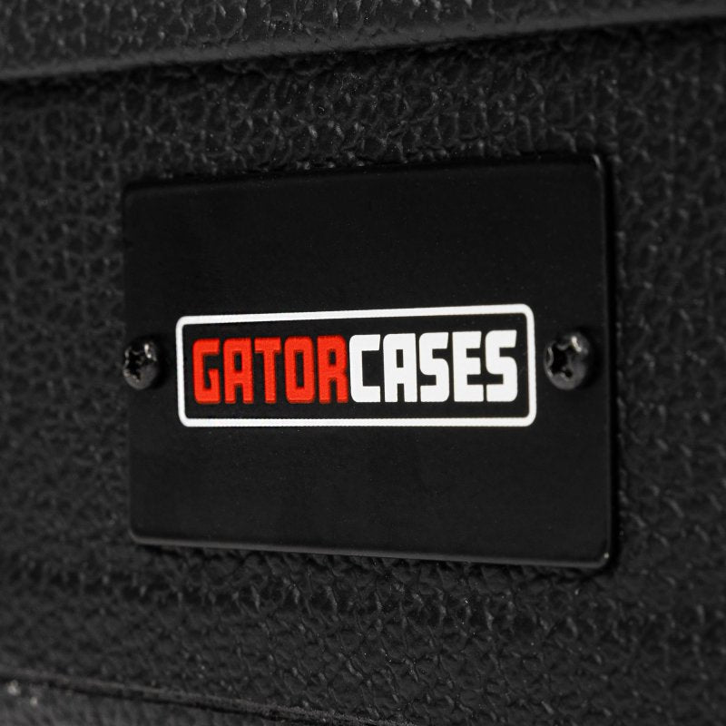 Gator - Hard Shell Wood Case for 339-Style Guitars with Plush Interior, Black Tolex Exterior, and Lockable Latch
