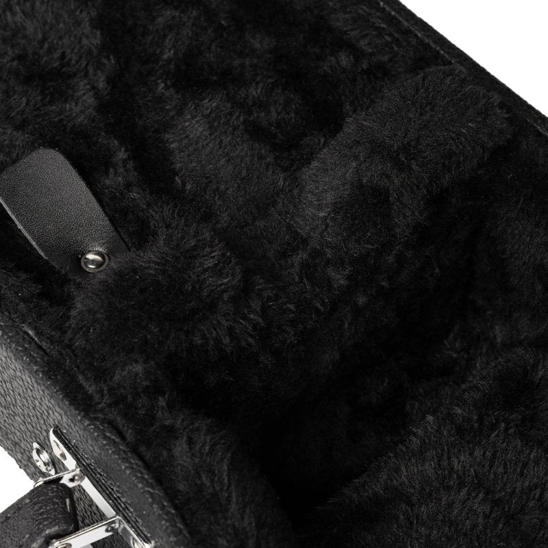 Gator - Hard Shell Wood Case for 339-Style Guitars with Plush Interior, Black Tolex Exterior, and Lockable Latch