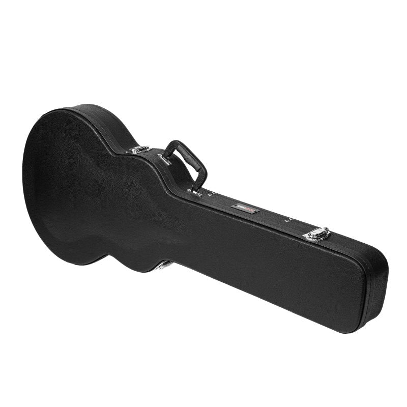 Gator - Hard Shell Wood Case for 339-Style Guitars with Plush Interior, Black Tolex Exterior, and Lockable Latch