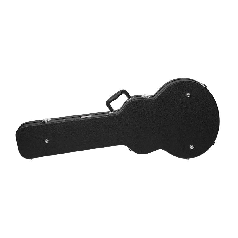 Gator - Hard Shell Wood Case for 339-Style Guitars with Plush Interior, Black Tolex Exterior, and Lockable Latch