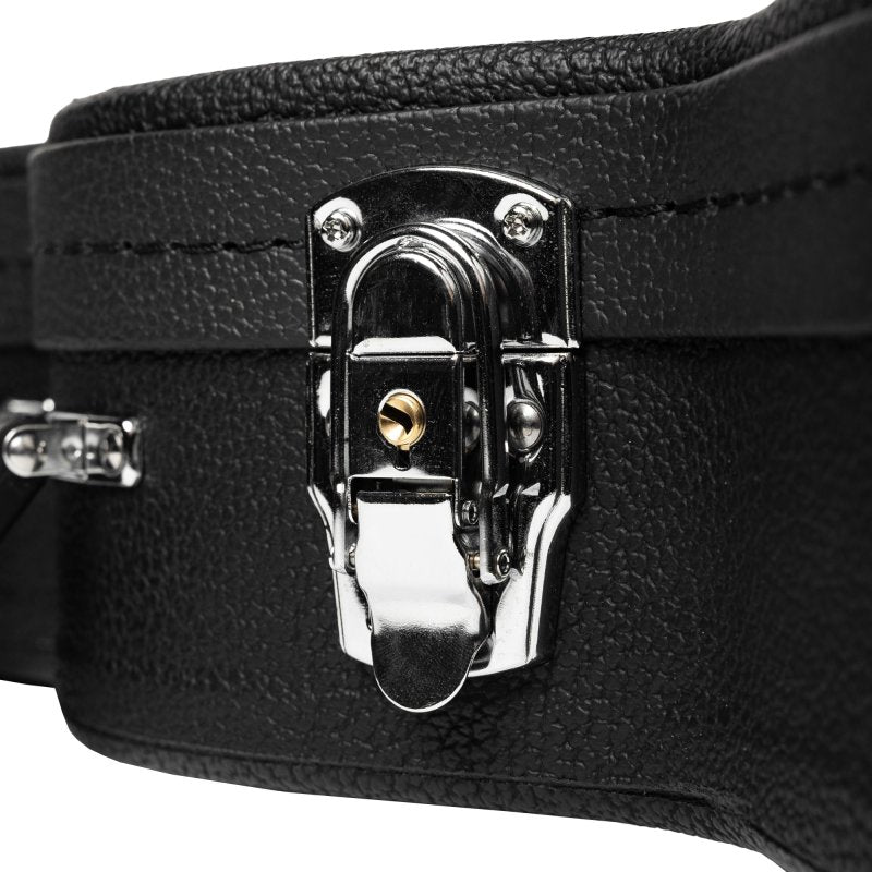 Gator - Hard Shell Wood Case for 339-Style Guitars with Plush Interior, Black Tolex Exterior, and Lockable Latch