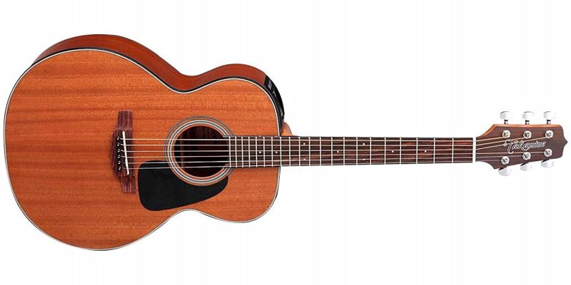 Takamine - Taka-mini  Mahogany 3/4 Acoustic-Electric Guitar with Gig Bag, Natural