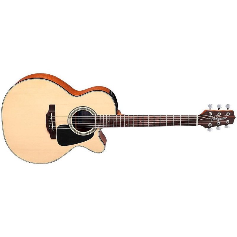 Takamine - Taka-mini Solid Spruce 3/4 Acoustic-Electric Guitar with Gig Bag, Natural