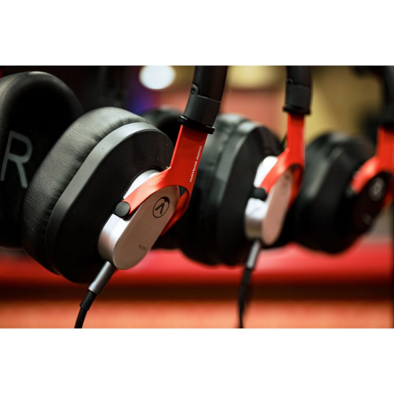 Austrian Audio - Professional Closed-Back Over-Ear Headphones, Black