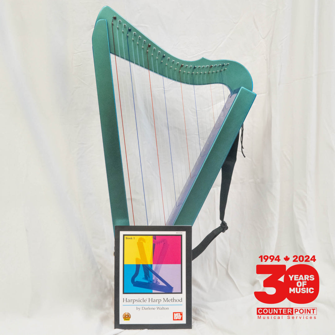 Harpsicle® Harp in Iridescent Peacock Finish (Anniversary Edition)