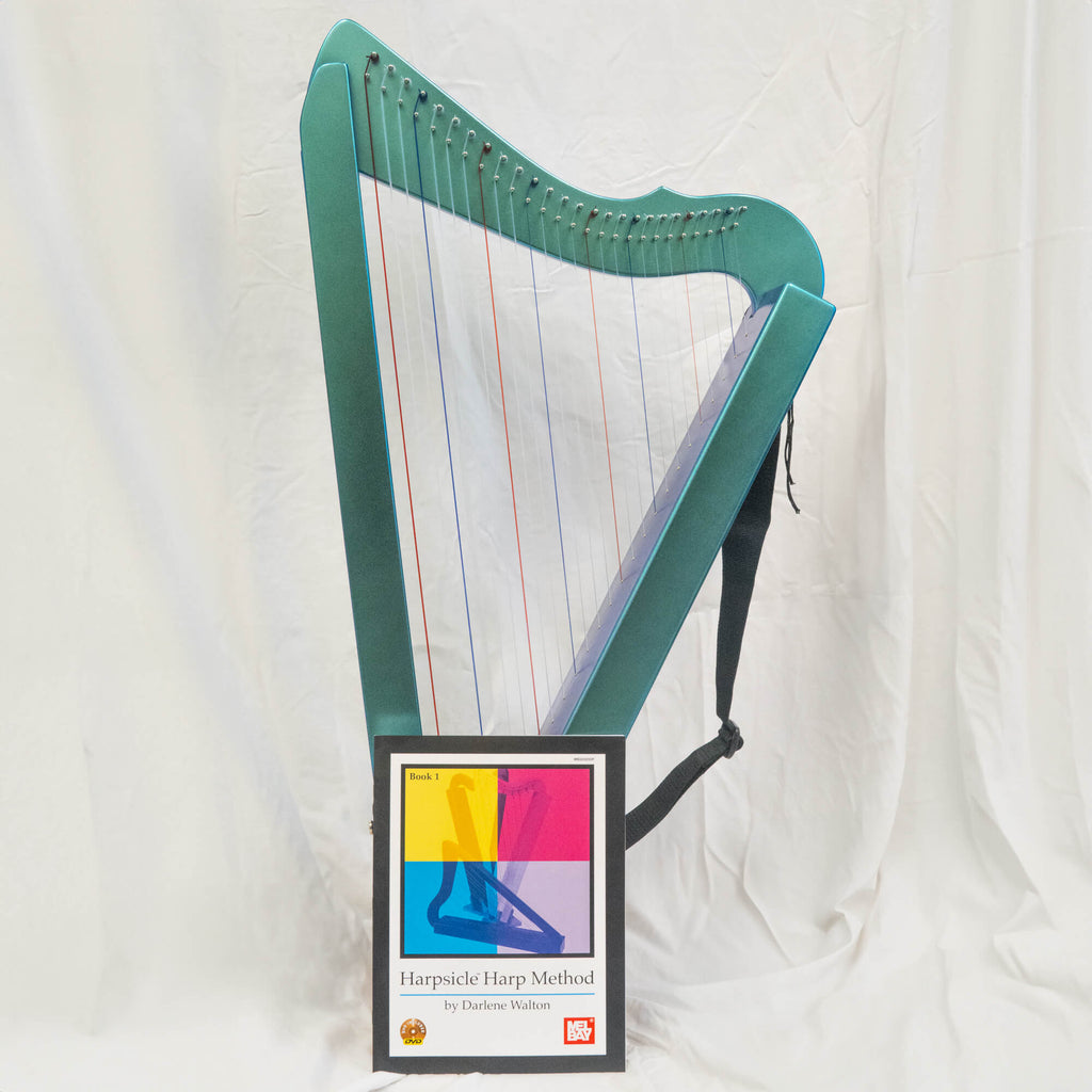 Harpsicle® Harp in Iridescent Peacock Finish (Anniversary Edition)