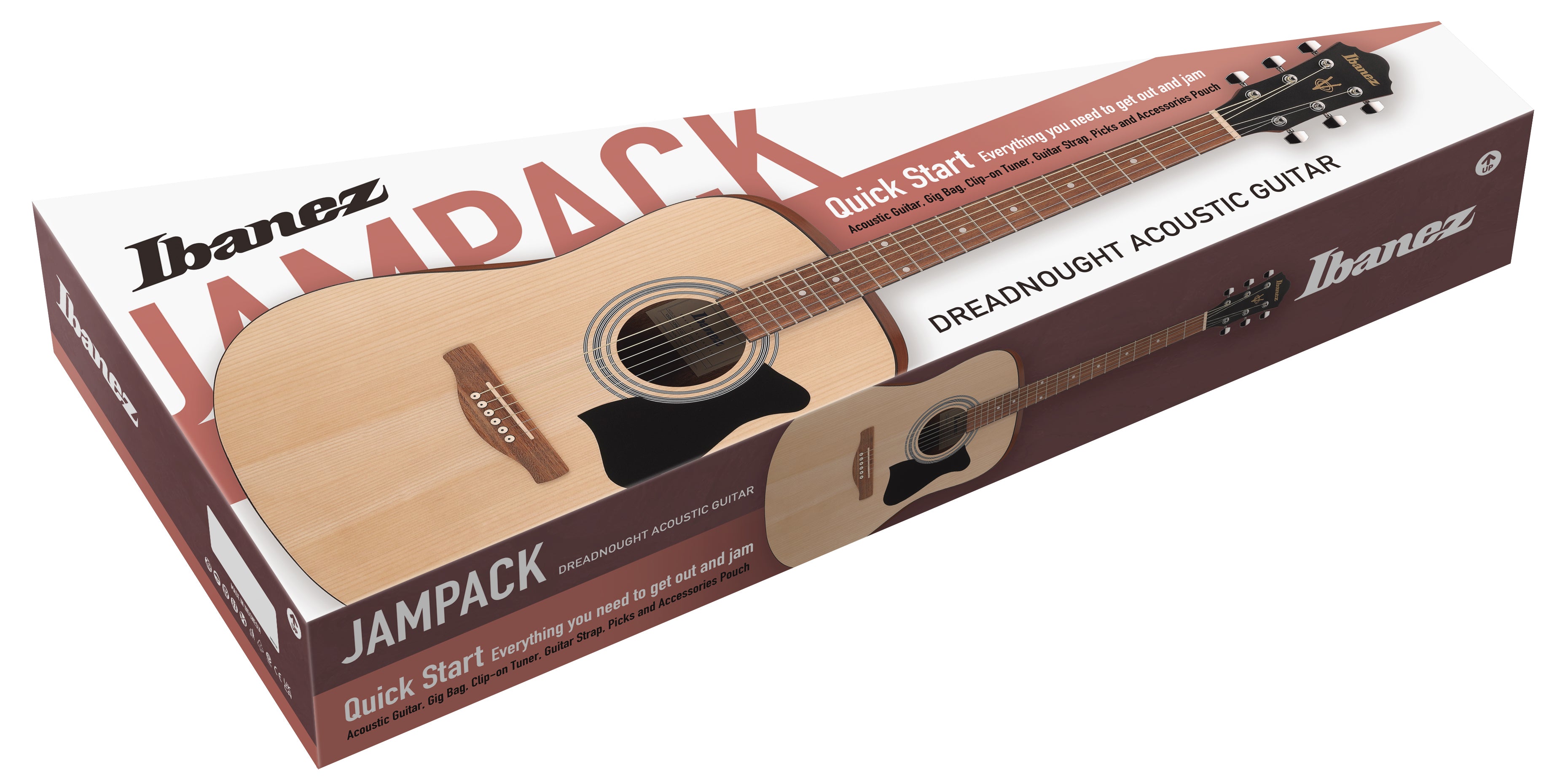 Ibanez - Jampack Acoustic Guitar - IJV50 OPN