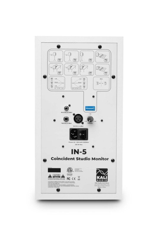 Kali Audio - 3-Way 160w Studio Monitor, White