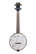 KALA - Concert Banjo Ukulele With Bag, Black Satin