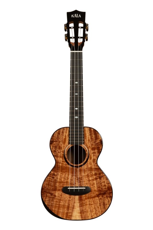 KALA - Contour All Solid Gloss Acacia Tenor Ukulele With Bag