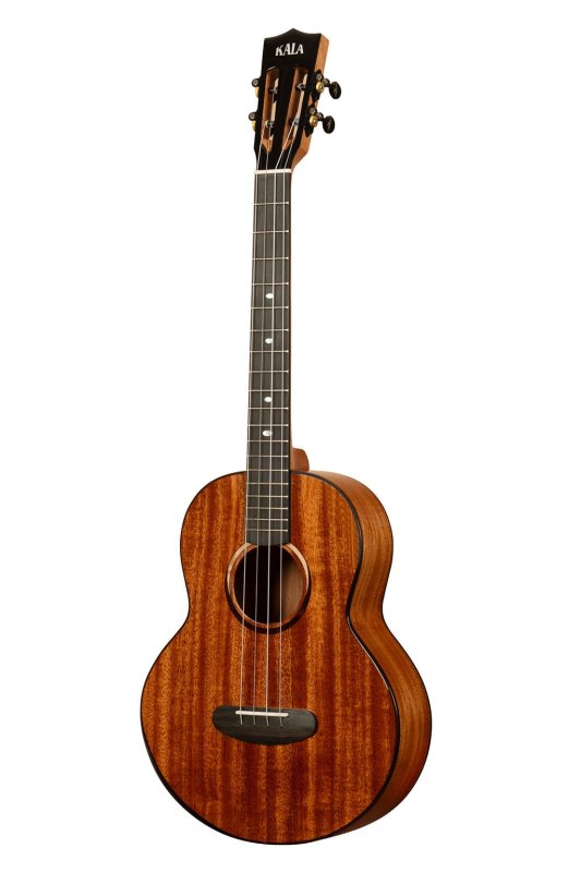 KALA - Contour All Solid Gloss Mahogany Baritone Ukulele With Bag