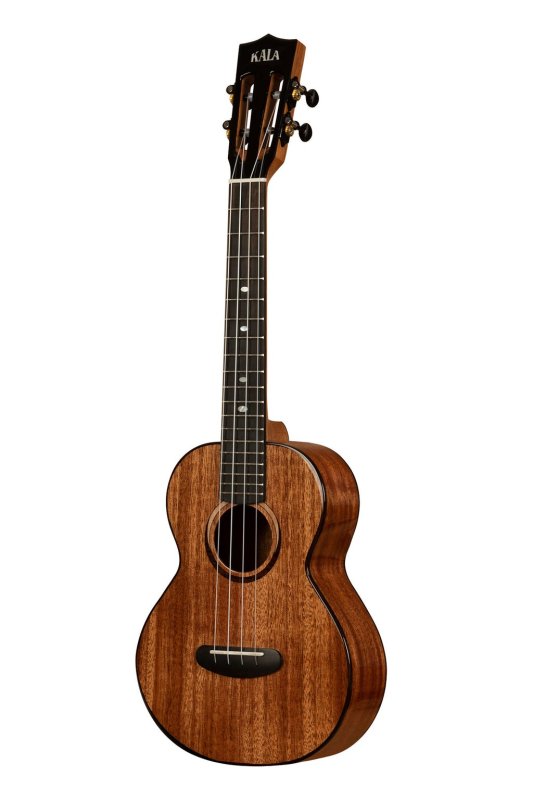 KALA - Contour All Solid Gloss Mahogany Tenor Ukulele With Bag