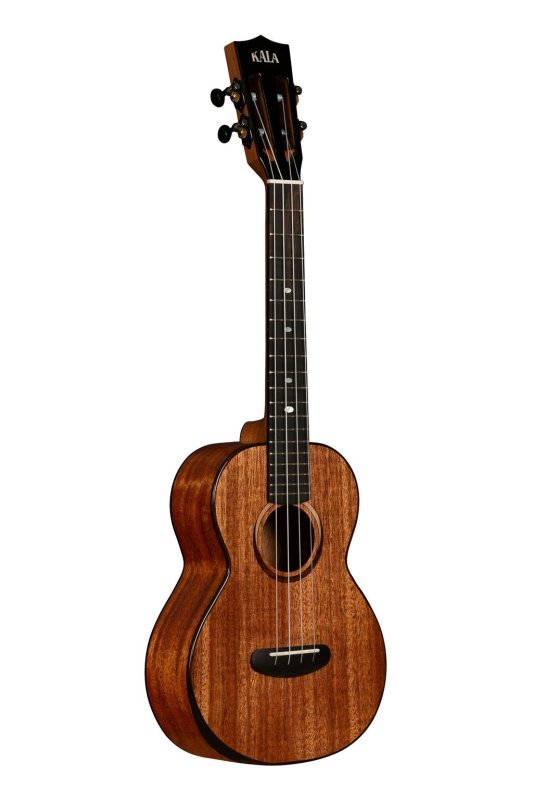 KALA - Contour All Solid Gloss Mahogany Tenor Ukulele With Bag