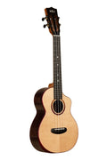 KALA - Contour All Solid Gloss Spruce Rosewood Tenor Ukulele With Cutaway and Bag