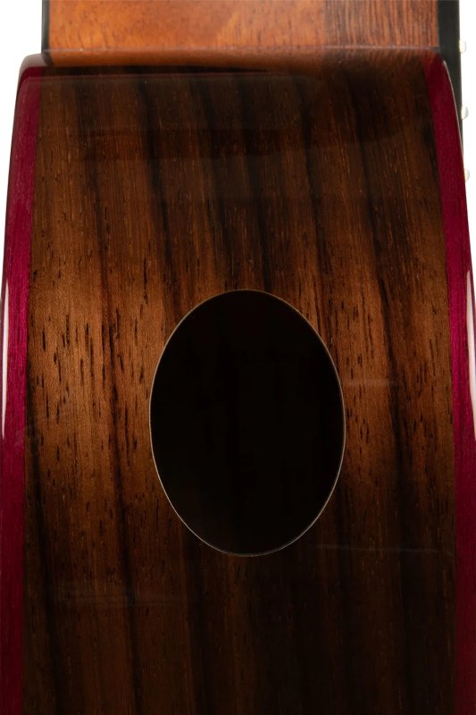 KALA - Contour Deluxe All Solid Gloss Spruce Rosewood Tenor Ukulele w/ Cutaway and Bag