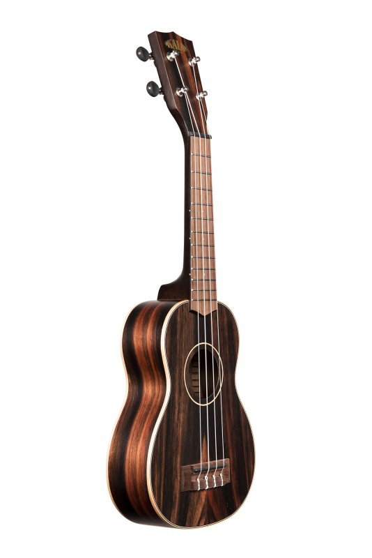 KALA - Striped Ebony Soprano Ukulele
