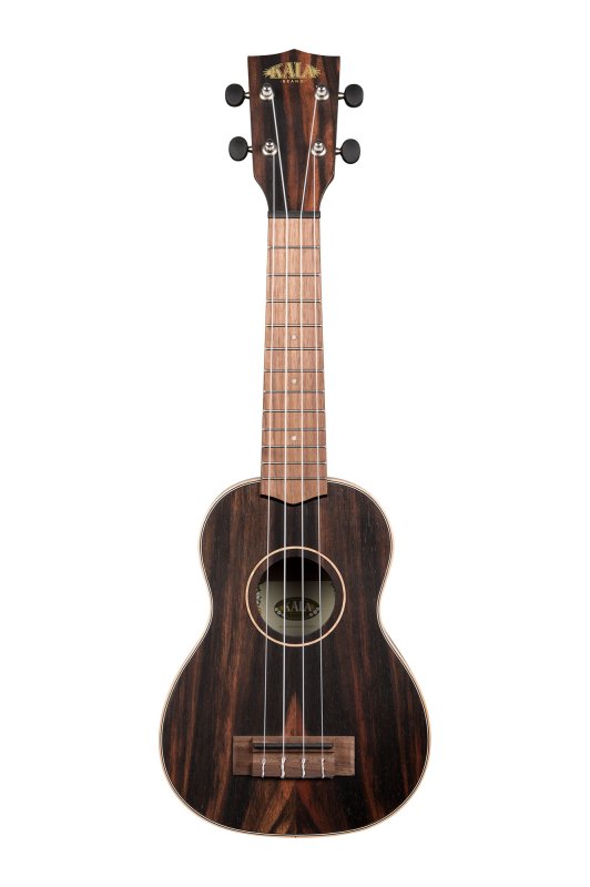 KALA - Striped Ebony Soprano Ukulele