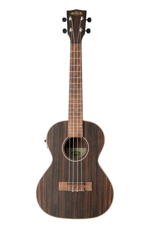 KALA - Striped Ebony Tenor w/EQ Ukulele