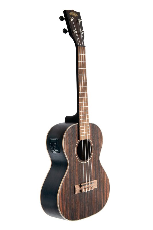 KALA - Striped Ebony Tenor w/EQ Ukulele