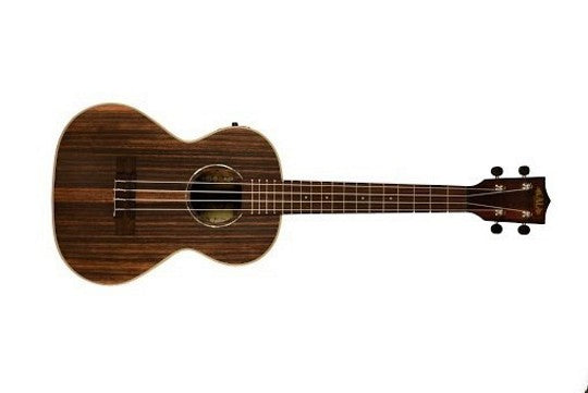 KALA - Striped Ebony Tenor w/EQ Ukulele