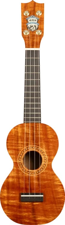 KALA - All Solid Hawaiian Koa Figure 8 Soprano Ukulele w/bag