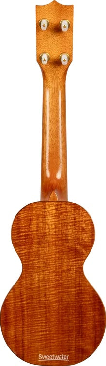 KALA - Deluxe All Solid Hawaiian Koa Figure 8 Soprano Ukulele w/bag