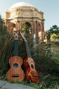 KALA - Deluxe All Solid Hawaiian Koa Figure 8 Soprano Ukulele w/bag