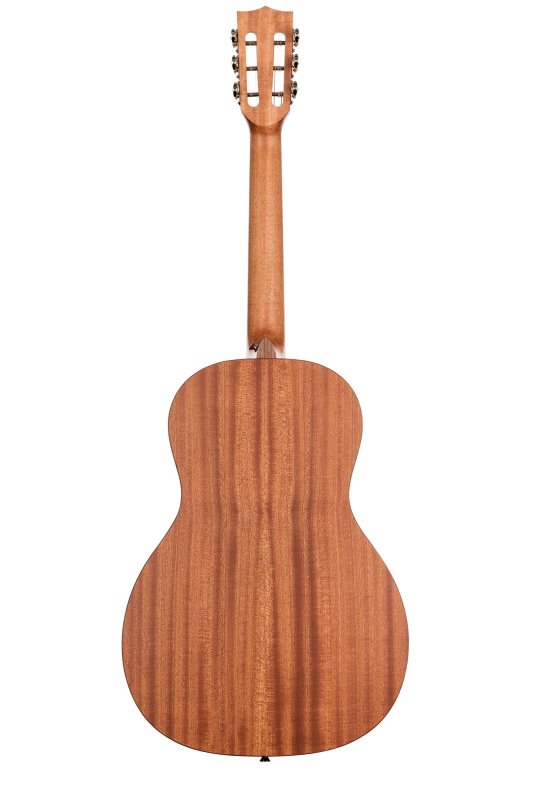 KALA - Solid Cedar Top Parlor Acoustic Guitar With Gig Bag, Satin