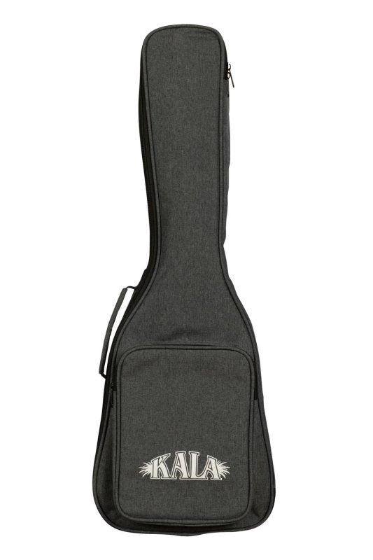 KALA - Solid Body Electric Striped Ebony Tenor Ukulele With Bag