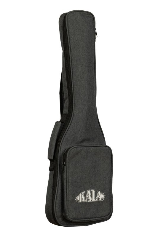 KALA - Solid Body Electric Striped Ebony Tenor Ukulele With Bag