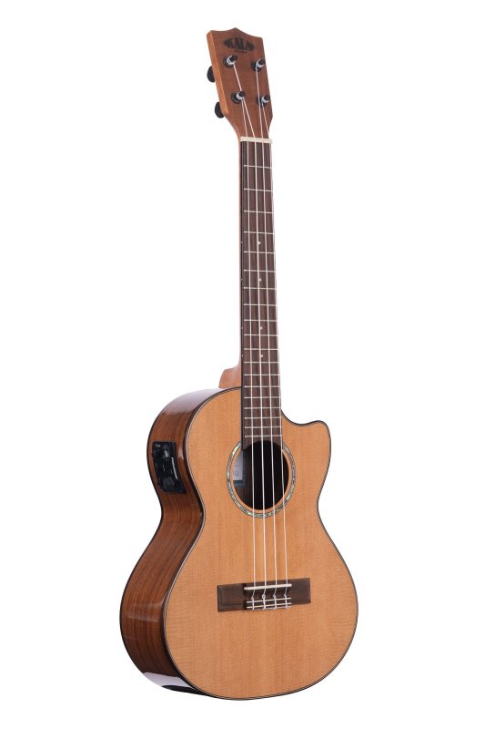 KALA - Gloss Solid Cedar Top Acacia Tenor With Cutaway & EQ