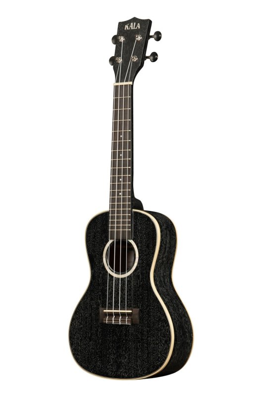 KALA - All Solid Salt & Pepper Doghair Mahogany Concert Ukulele With Bag